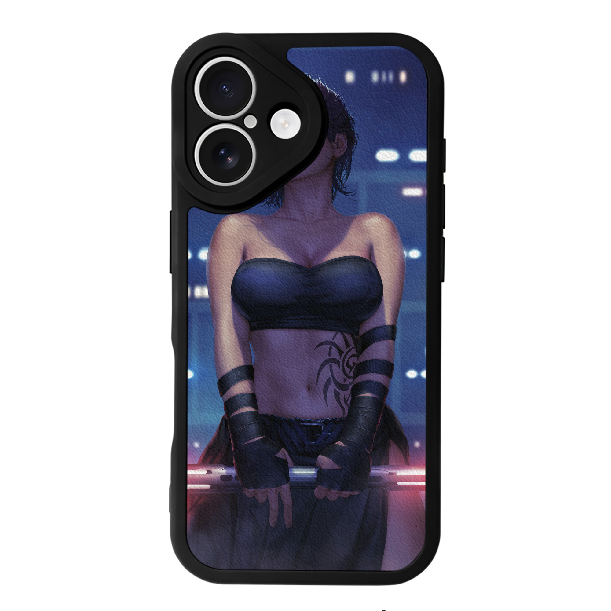 （画像用） スター・ウォーズ Star Wars 【iPhone 16シリーズ対応】シリコンスマホケース（レザー調） 材質：シリコン